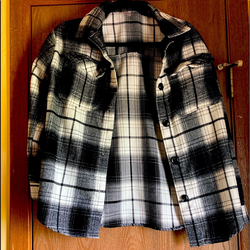 Plaid button up